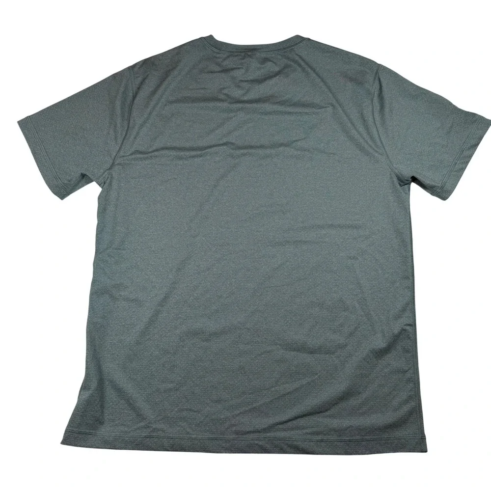 Vuori Tradewind Performance Tee Mens Large Grey Green V1052 Short Sleeve Shirt